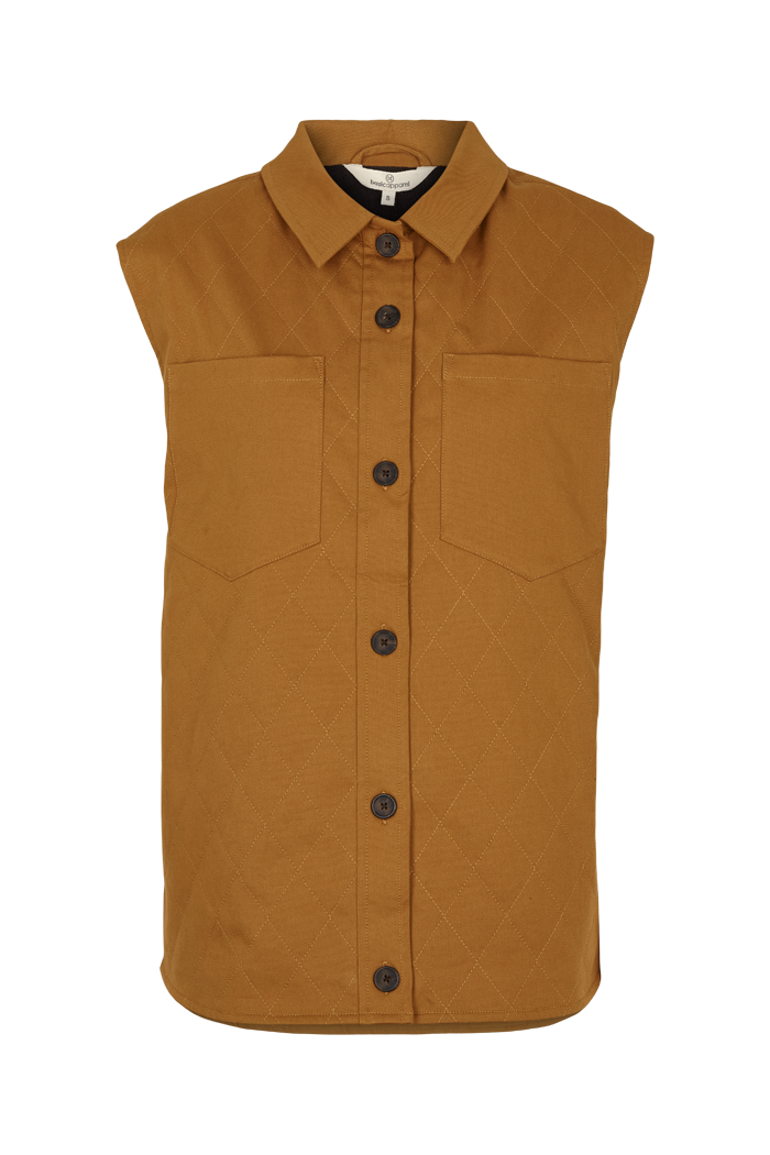 Basic Apparel Mia Vest Veste 188 Apple Cinnamon